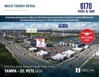Plus de détails pour Paseo Al Mar Blvd, Apollo Beach, FL - Local commercial à vendre