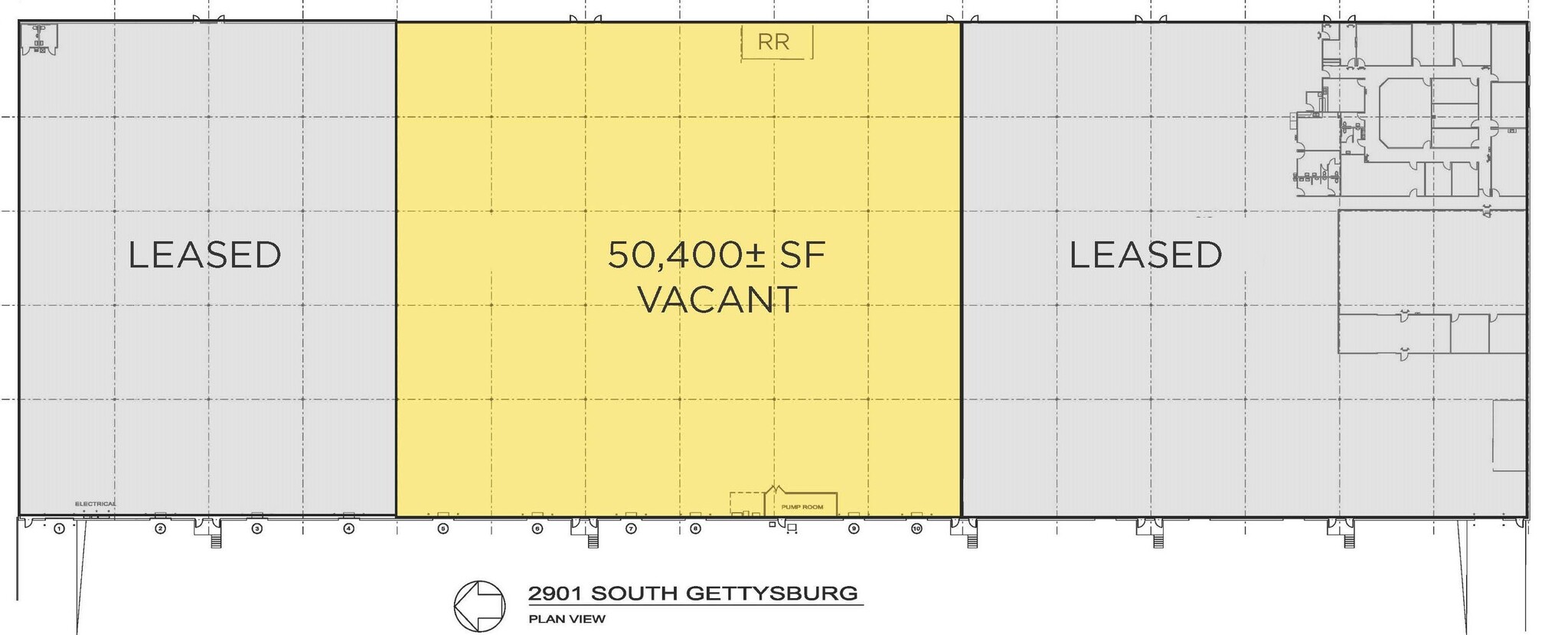 2901-2941 S Gettysburg Ave, Dayton, OH à louer Plan d’étage– Image 1 sur 1