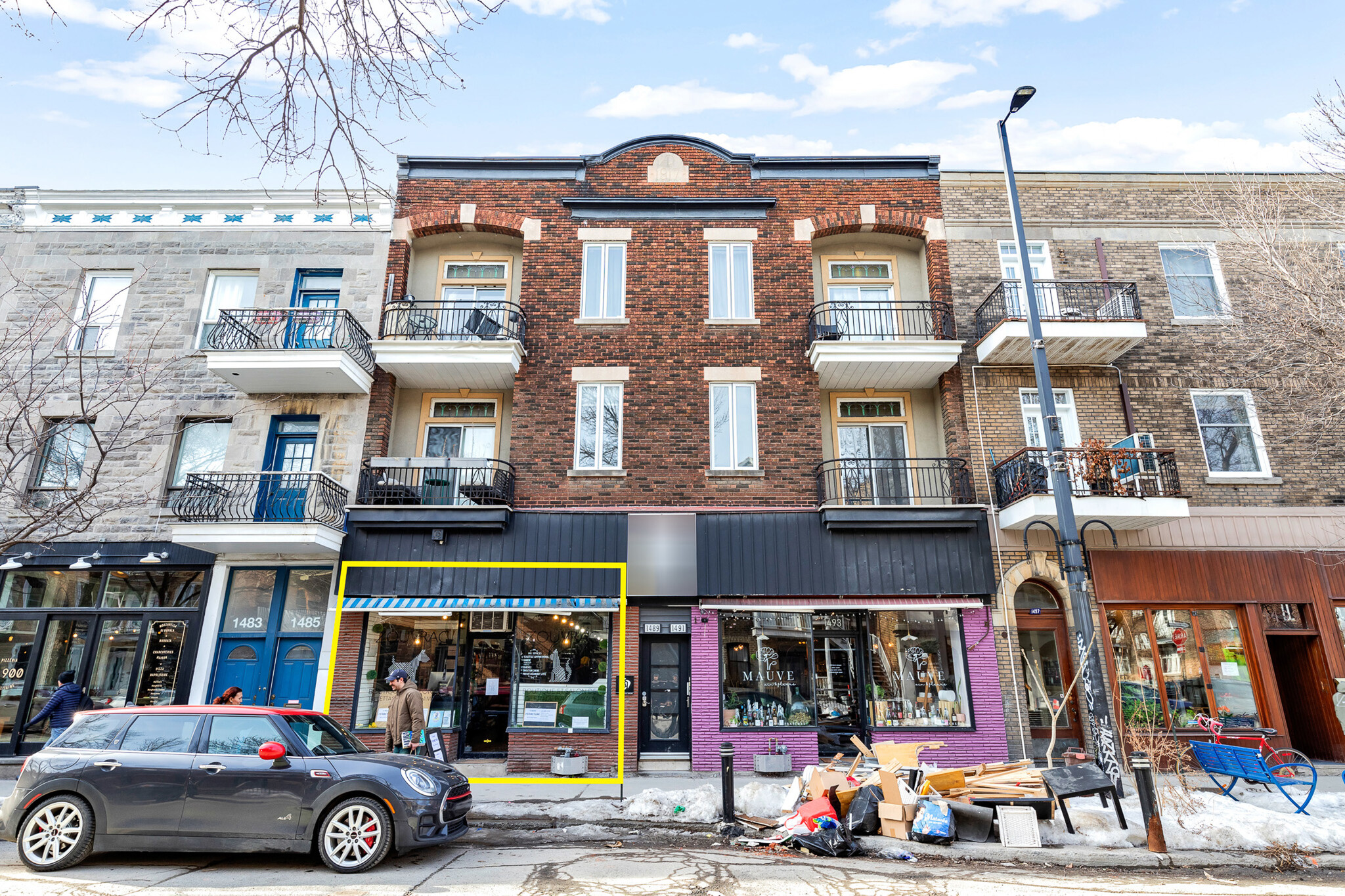 1487-1493 Av Laurier E, Montréal, QC à louer Photo de l’immeuble– Image 1 sur 16
