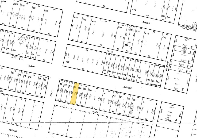 442 Saint Clair Ave, Clairton, PA à vendre - Plan cadastral – Image 3 sur 4