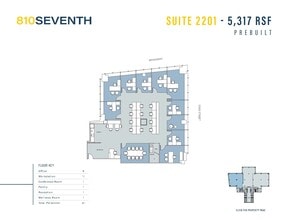 810 Seventh Ave, New York, NY à louer Plan d’étage– Image 1 sur 1