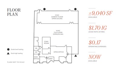 1285 Alma Ct, San Jose, CA à louer Plan d’étage– Image 1 sur 2