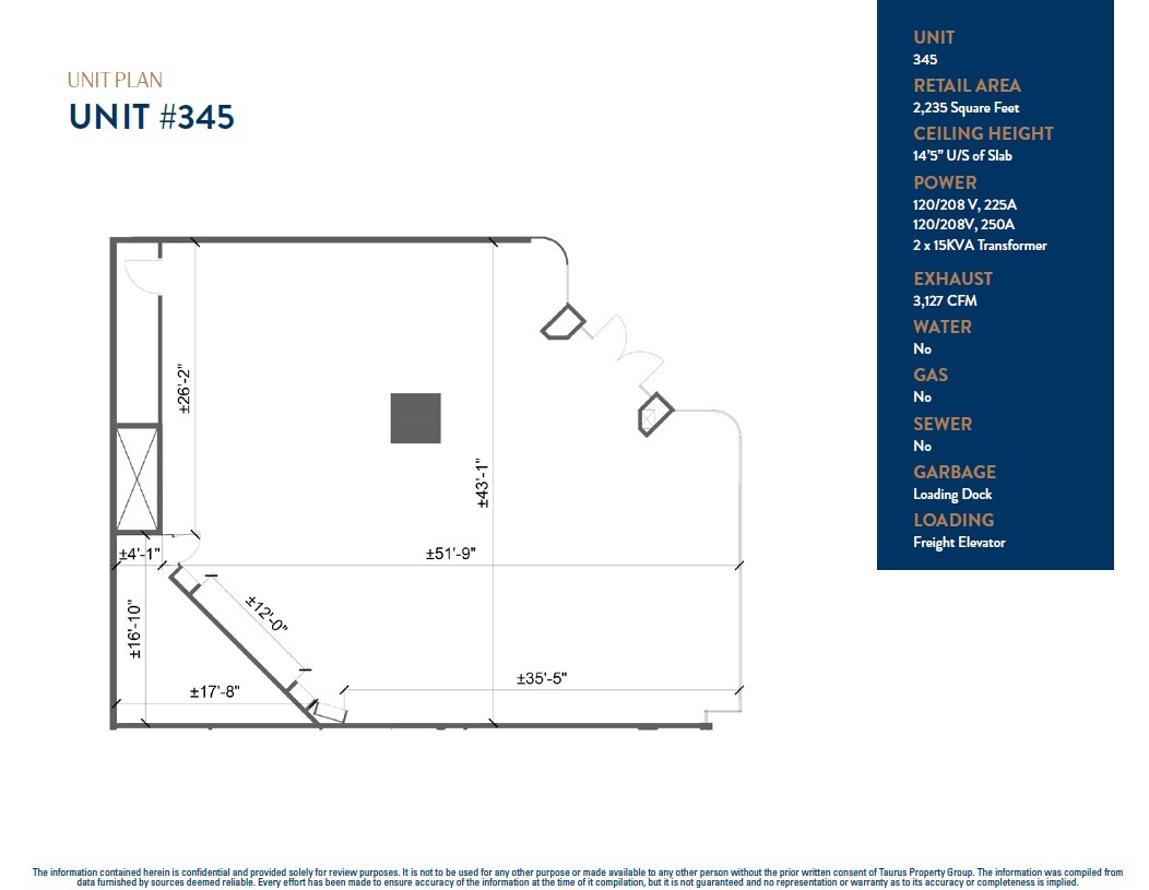 315 8th Ave SW, Calgary, AB à louer Plan d’étage– Image 1 sur 1