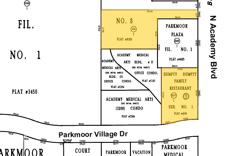 3204 N Academy Blvd, Colorado Springs, CO à louer - Plan cadastral – Image 2 sur 9