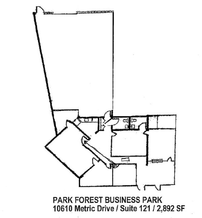 11601 Plano Rd, Dallas, TX à louer Plan d’étage– Image 1 sur 1