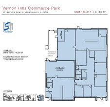 100 N Fairway Dr, Vernon Hills, IL à louer Plan d’étage– Image 1 sur 1