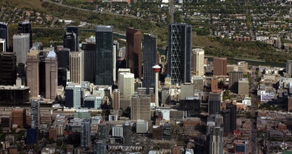 525 8th Ave SW, Calgary, AB - Vue aérienne vue de carte