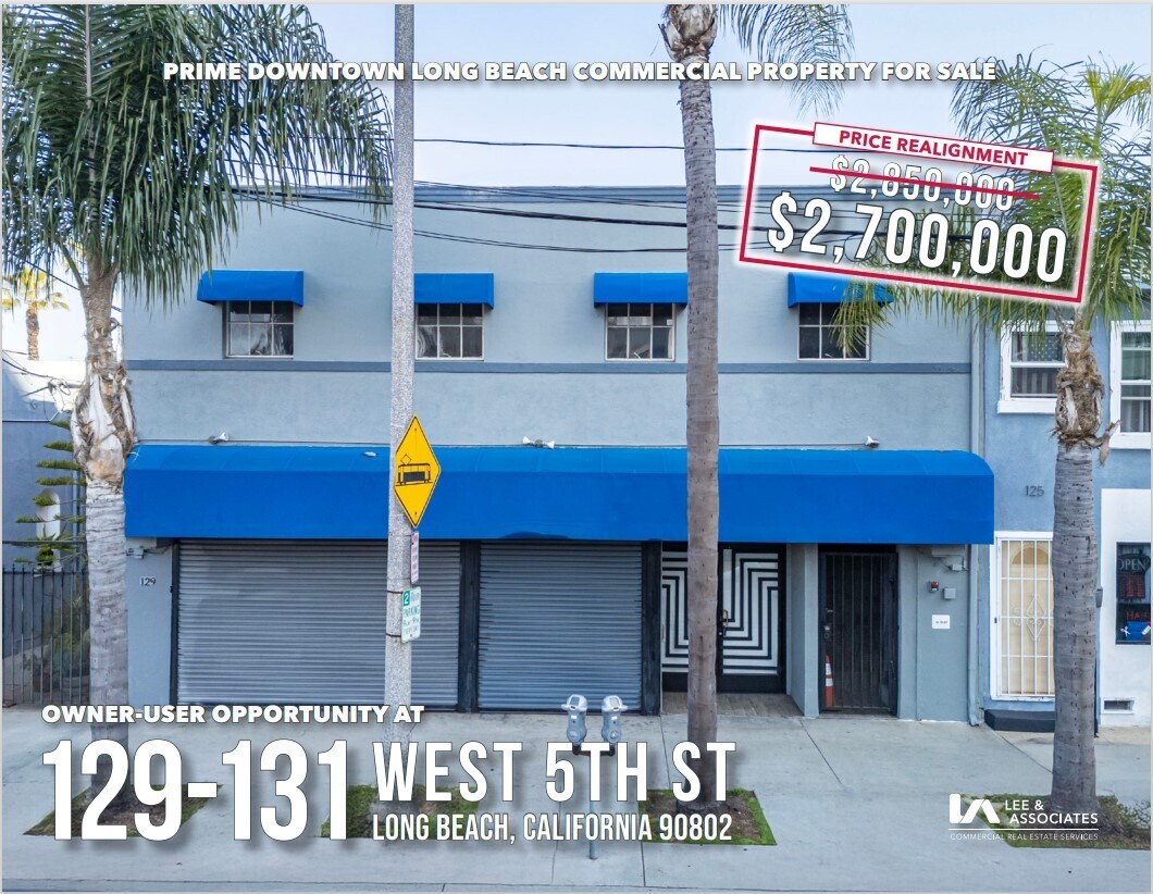 129-131 W 5th St, Long Beach, CA à vendre Photo de l’immeuble– Image 1 sur 25