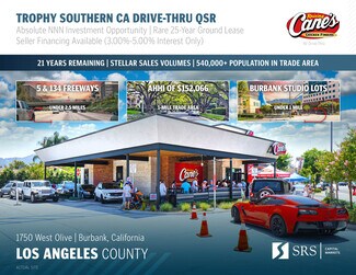 Plus de détails pour 1750 W Olive Ave, Burbank, CA - Local commercial à vendre