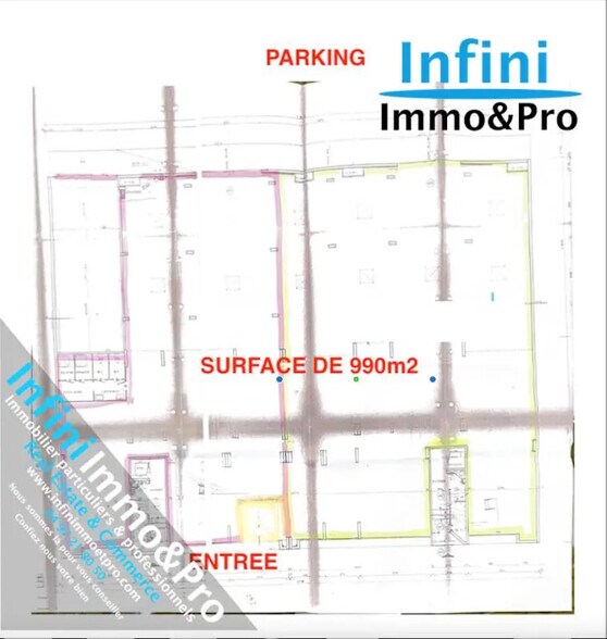 Local commercial dans Cannes à louer - Plan de site – Image 2 sur 2