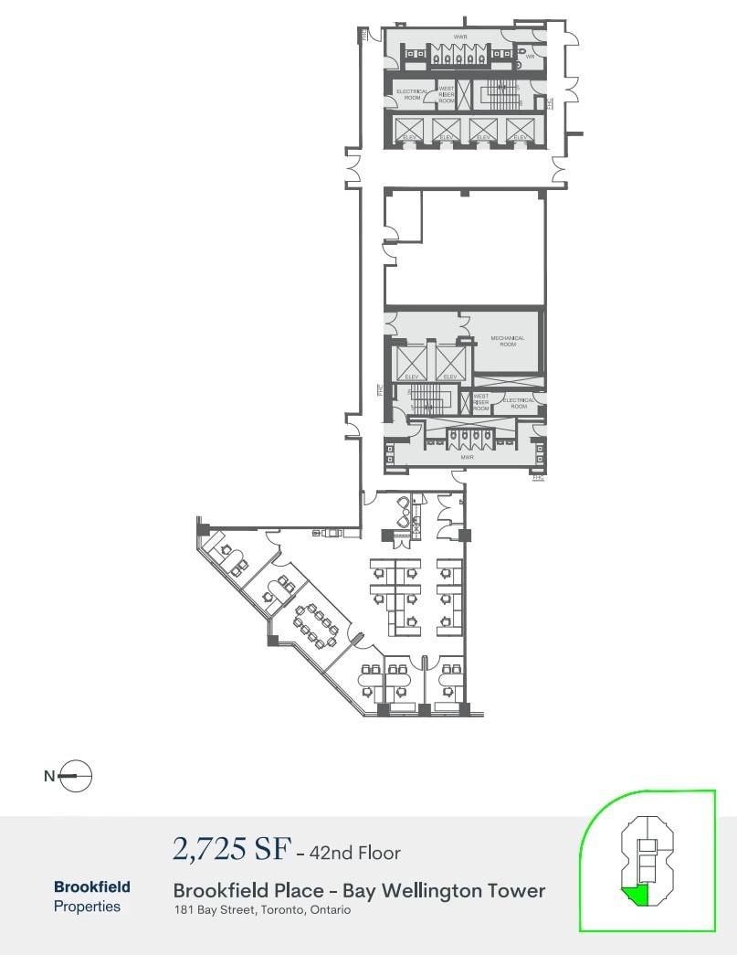 181 Bay St, Toronto, ON à louer Plan d’étage– Image 1 sur 1