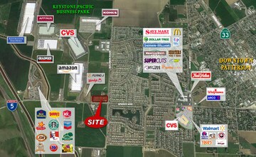 15619 Baldwin Rd, Patterson, CA - Vue aérienne vue de carte