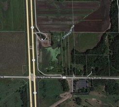 1555 Viking Blvd NE, East Bethel, MN - Vue aérienne vue de carte - Image1