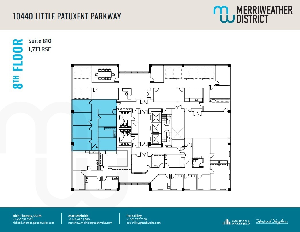 10480 Little Patuxent Pky, Columbia, MD à louer Plan d’étage– Image 1 sur 1