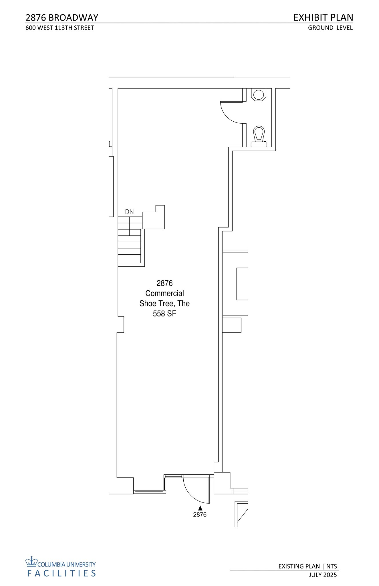 2868-2878 Broadway, New York, NY à louer Plan de site– Image 1 sur 9
