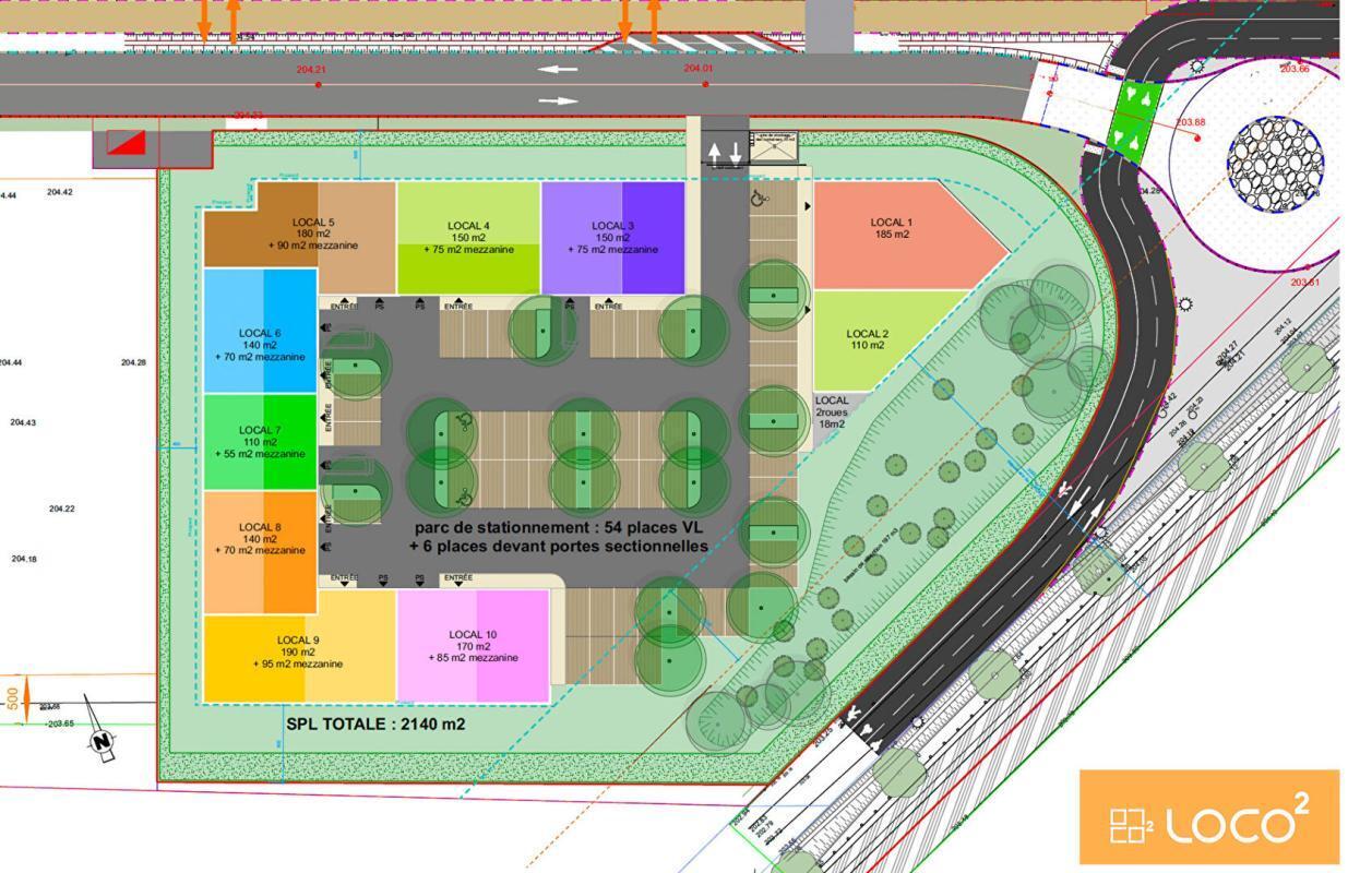 Local d'activités dans Fonsorbes à vendre Plan de site– Image 1 sur 4