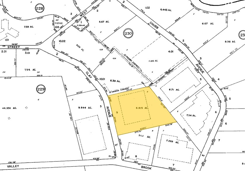 220-230 Clay Ave, Lyndhurst, NJ à louer - Plan cadastral – Image 2 sur 6