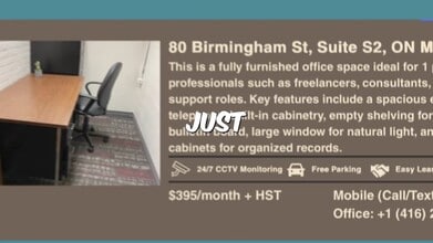 80 Birmingham St, Toronto, ON à louer - Vidéo sur l’annonce professionnelle 