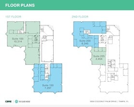 3812 Coconut Palm Dr, Tampa, FL à louer Plan d’étage– Image 1 sur 1