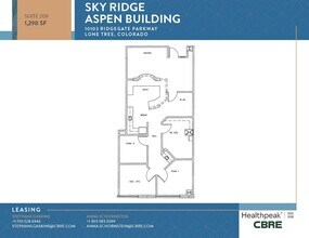 10535 Park Meadows Blvd, Lone Tree, CO à louer Plan d’étage– Image 1 sur 1