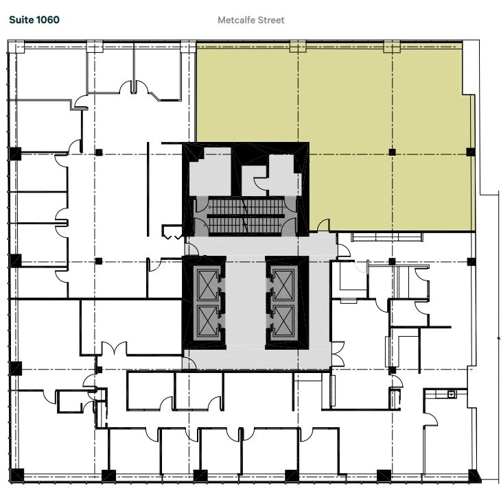 2055 Rue Peel, Montréal, QC à louer Plan d’étage– Image 1 sur 1