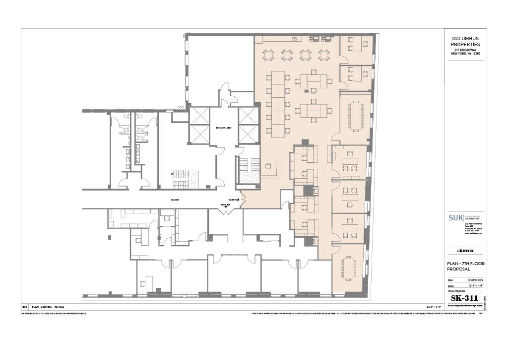 217 Broadway, New York, NY à louer Plan d’étage– Image 1 sur 1