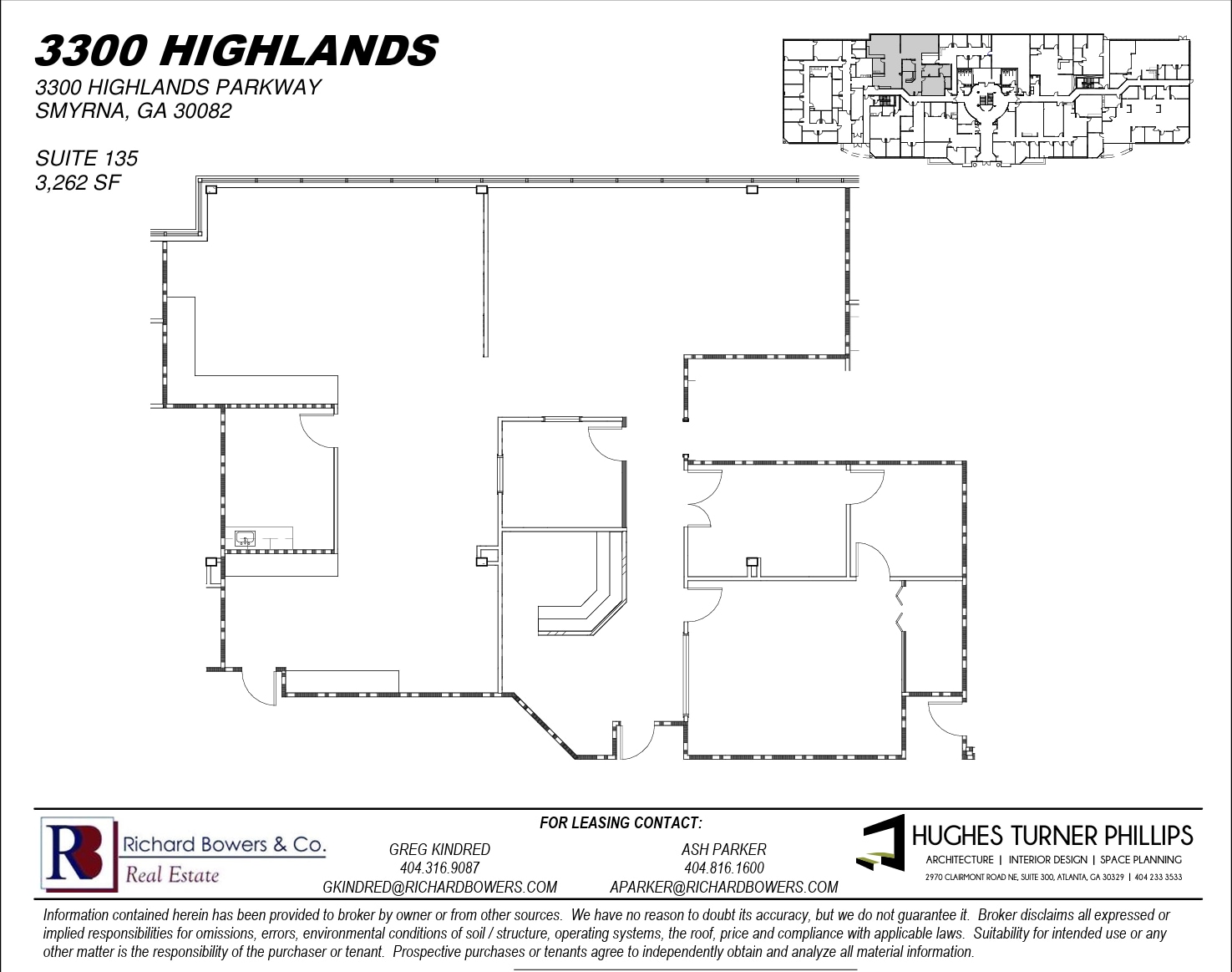 3300 Highlands Pky, Smyrna, GA à louer Plan d’étage– Image 1 sur 1