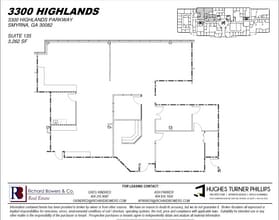 3300 Highlands Pky, Smyrna, GA à louer Plan d’étage– Image 1 sur 1