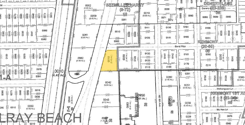 1191 N Federal Hwy, Delray Beach, FL à louer - Plan cadastral – Image 3 sur 3