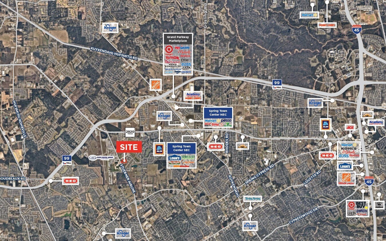 19916 Stuebner Airline Rd, Spring, TX à vendre Aérien– Image 1 sur 3
