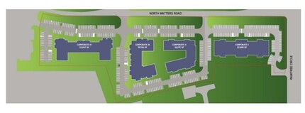 800 N Watters Rd, Allen, TX à louer Plan de site– Image 1 sur 2