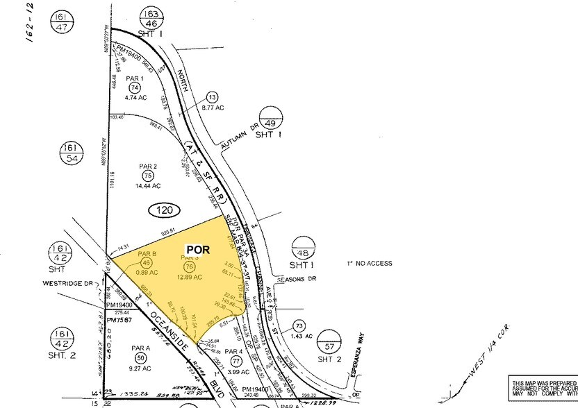 1678-1692 Ord Way, Oceanside, CA à louer - Plan cadastral – Image 2 sur 29