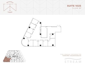 6363 Woodway Dr, Houston, TX à louer Plan d’étage– Image 1 sur 1