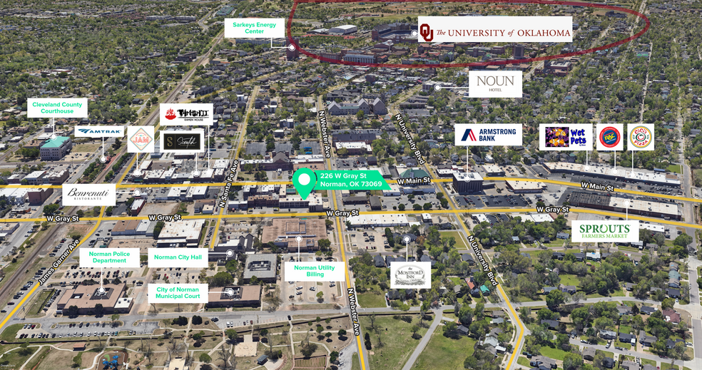 226 W Gray St, Norman, OK à vendre - Photo de l’immeuble – Image 2 sur 24