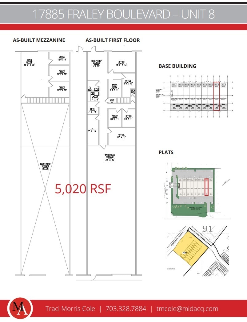17857-17889 Fraley Blvd, Dumfries, VA à louer Plan d’étage– Image 1 sur 1