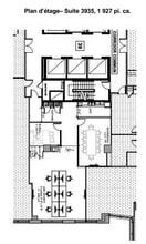 1250 Boul René-Lévesque O, Montréal, QC à louer Plan d’étage– Image 1 sur 1