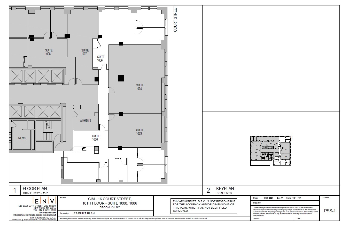 16 Court St, Brooklyn, NY à louer Plan d’étage– Image 1 sur 1