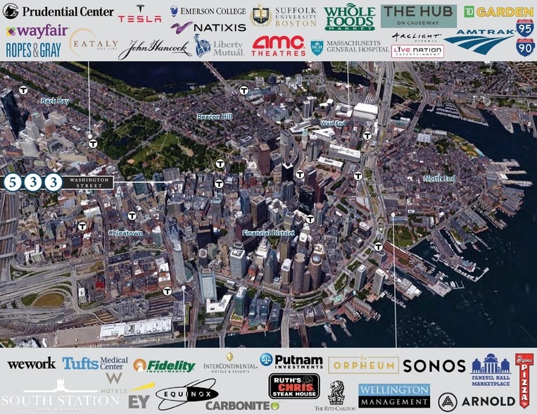 533 Washington St, Boston, MA à louer - Aérien – Image 3 sur 3
