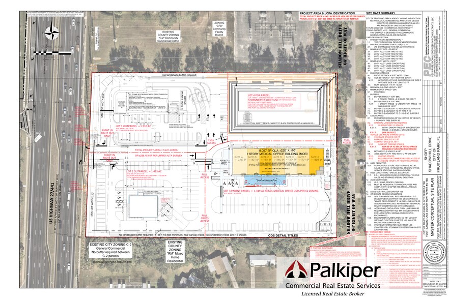 US 441 27, Fruitland Park, FL à louer - Plan de site – Image 3 sur 4