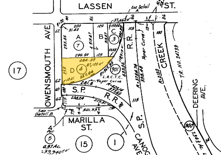 9810-9820 Owensmouth Ave, Chatsworth, CA à louer - Plan cadastral – Image 3 sur 4