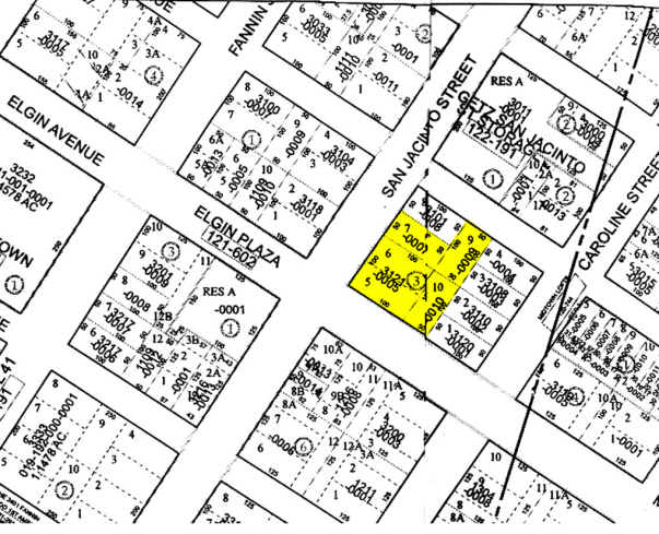 3121 San Jacinto St, Houston, TX à louer - Plan cadastral – Image 2 sur 4