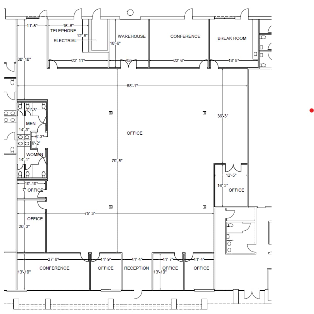 1395 S Marietta Pky SE, Marietta, GA à louer Plan d’étage– Image 1 sur 1