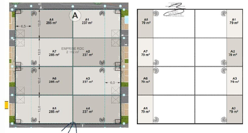 Local d’activités dans Moret-Loing-et-Orvanne à louer - Plan d’étage – Image 2 sur 2