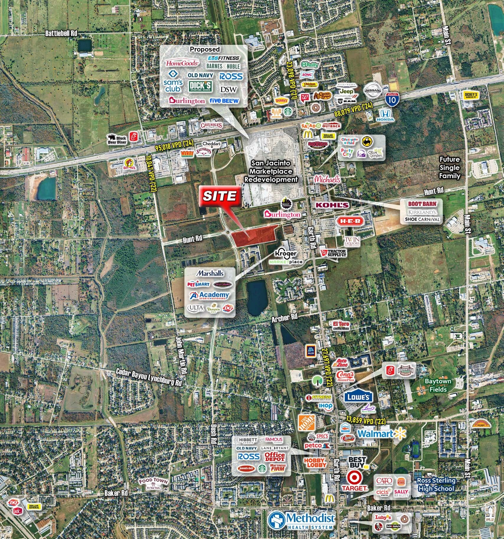 San Jaction Blvd, Baytown, TX à vendre Photo de l’immeuble– Image 1 sur 3