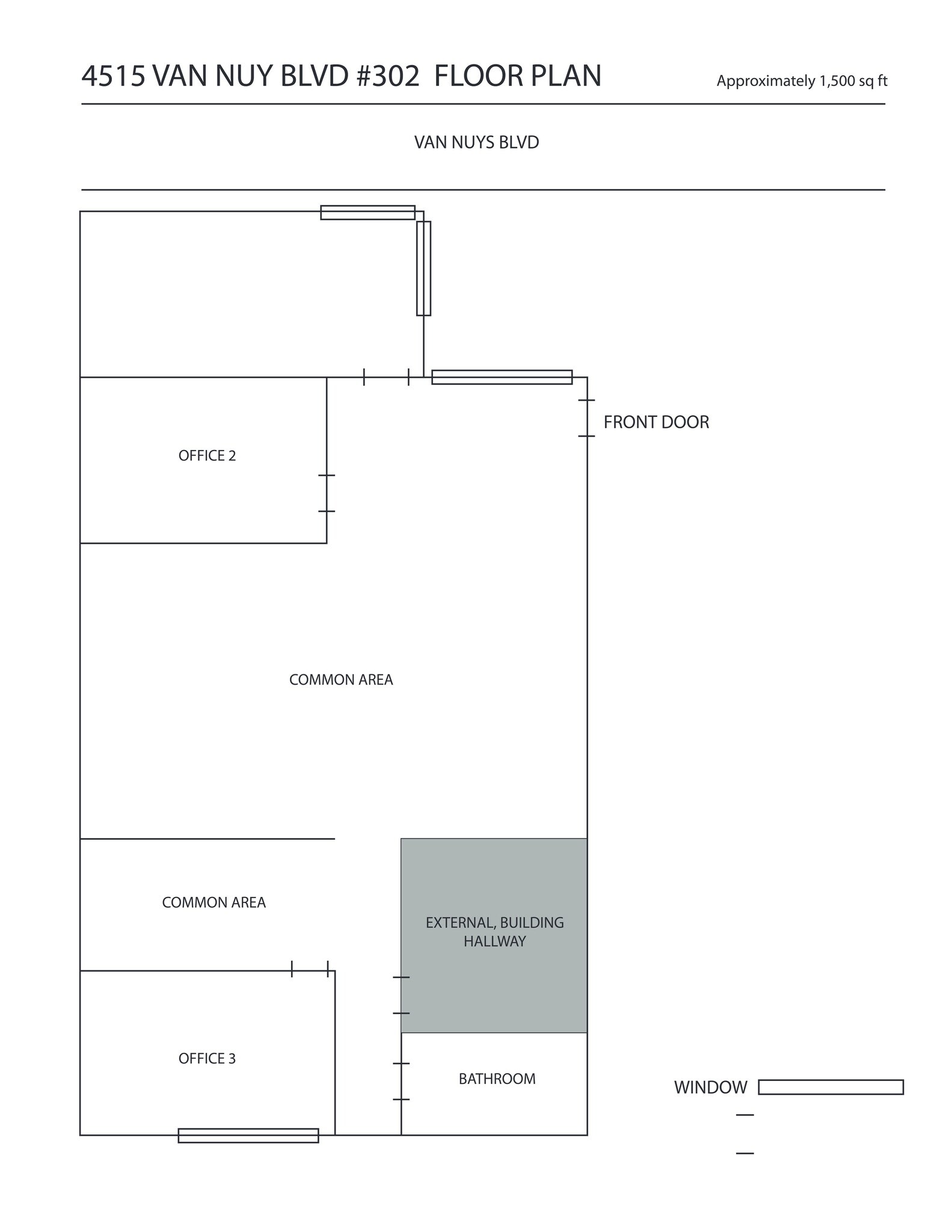 4515 Van Nuys Blvd, Sherman Oaks, CA à louer Plan de site– Image 1 sur 15