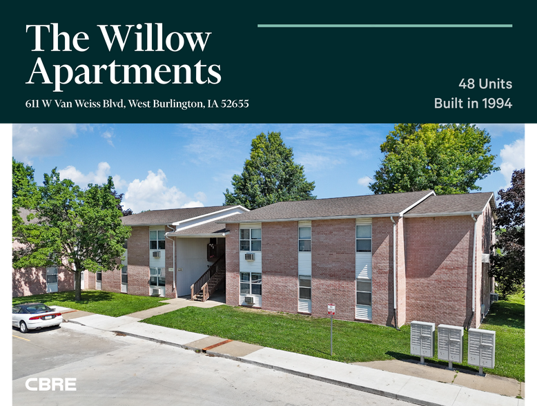611 W Van Weiss Blvd, West Burlington, IA à vendre - Photo de l’immeuble – Image 1 sur 18