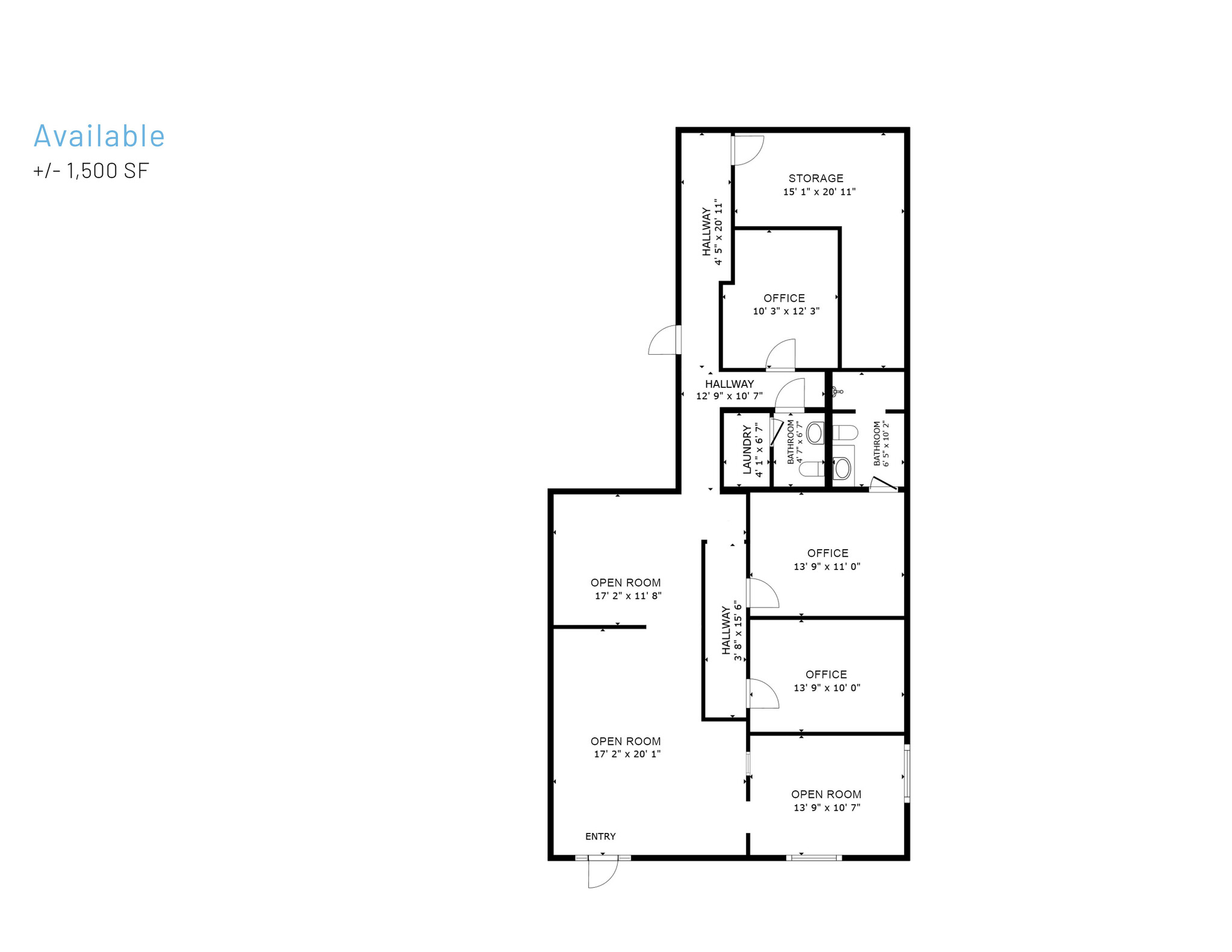 216 Iverson Way, Charlotte, NC à louer Plan d’étage– Image 1 sur 1