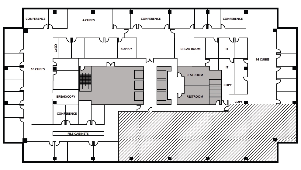 2050 W Sam Houston Pky S, Houston, TX à louer Plan d’étage– Image 1 sur 6