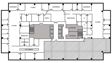 2050 W Sam Houston Pky S, Houston, TX à louer Plan d’étage– Image 1 sur 6