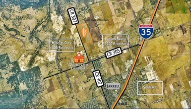 County Road 307, Jarrell, TX - Vue aérienne  vue de carte